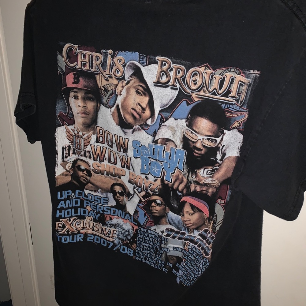 2007/8 Chris brown bow tour tee
